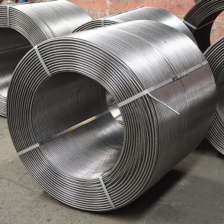 Iron Casting Ca30Si60 vCalcium Silicon Cored Wire Iron Casting Ca30Si60 vCalcium Silicon Cored Wire