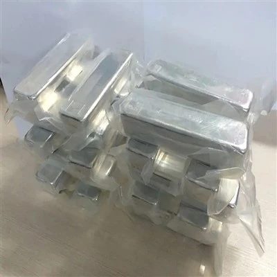 Magneesiumi valuplokid Pure Mg Ingot 99,99 protsenti